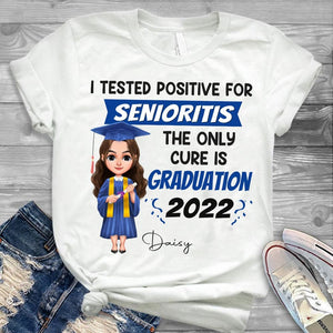 GeckoCustom Senioritis graduation 2022 Chibi Graduation Shirt HN590