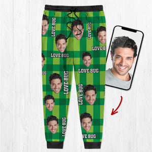 GeckoCustom St. Patrick's Day Custom Human Face Photo Irish Sweatpants K228 HN590