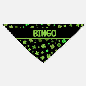 GeckoCustom St. Patrick's Day Custom Name Bandana Personalized Dog Cat Pet Bandana C618V2