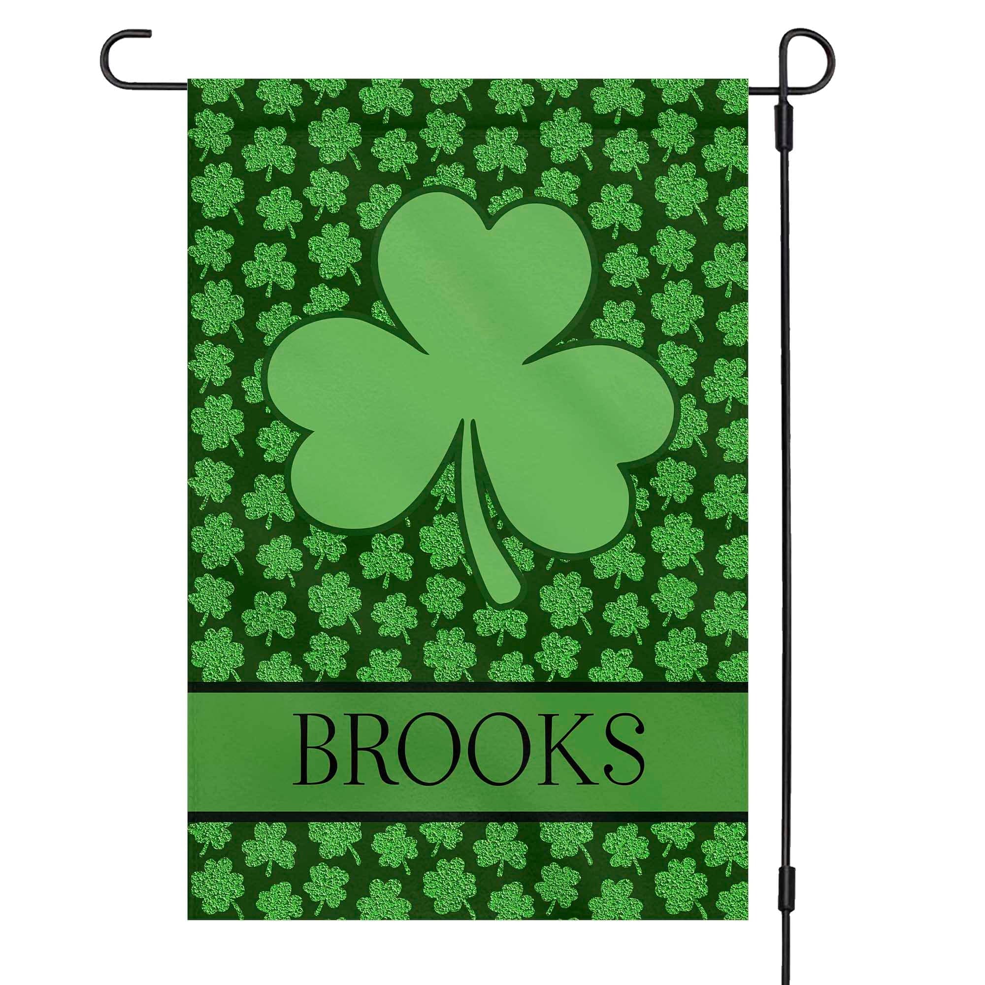 GeckoCustom St. Patricks Day Custom Garden Flag 12"x18"