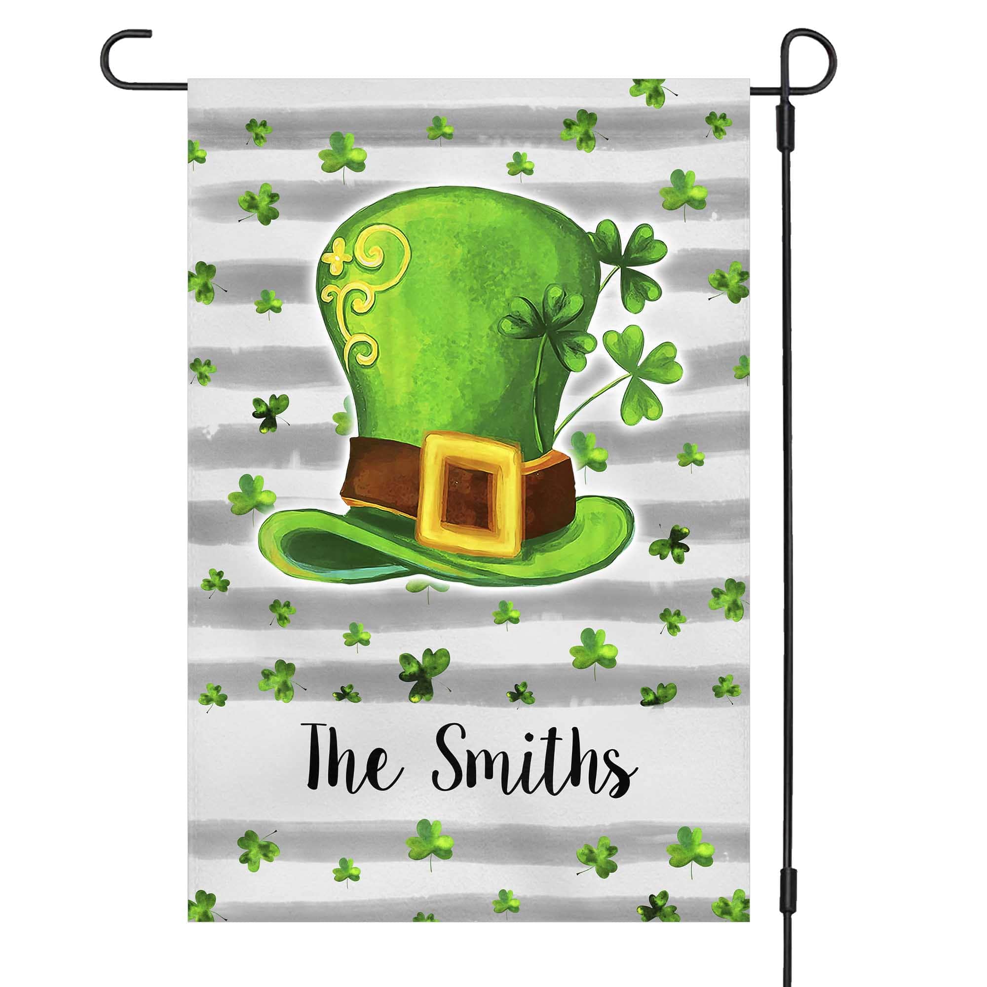 GeckoCustom St.Patricks Day Custom Garden Flag H57 12"x18"