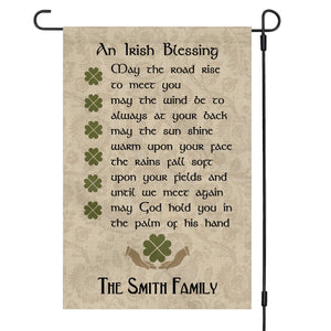 GeckoCustom St Patricks Day Saying Custom Garden Flag C159 12"x18"