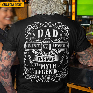 GeckoCustom The Man The Myth The Legend Back Family Shirt N304 HN590