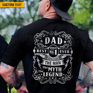 GeckoCustom The Man The Myth The Legend Back Family Shirt N304 HN590