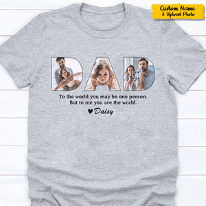 GeckoCustom To Me You Are The World Family Shirt, K228 HN590