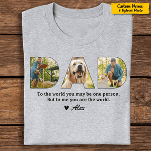 GeckoCustom To Me You Are The World Family Shirt, K228 HN590