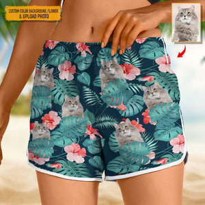 GeckoCustom Upload Pet Photo Women's Beach Short N304 HN590