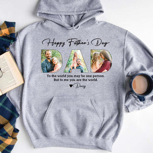 GeckoCustom Upload Photo Happy Father's Day, Family Shirt, HN590