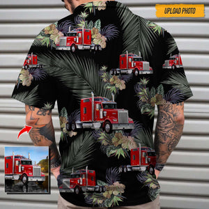 GeckoCustom Upload Truck Photo Hawaiian Shirt, N369 HN590