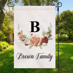 GeckoCustom Welcome Family Custom Garden Flag H177 12"x18"