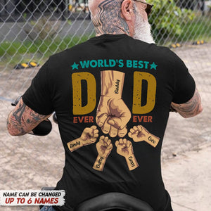 GeckoCustom World's Best Dad Ever Ever Family Shirt, HN590