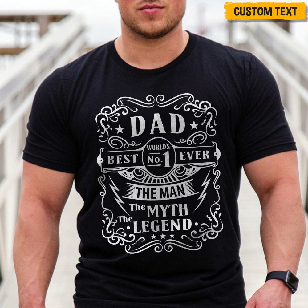 GeckoCustom Worlds No1 Dad Back Family Shirt N304 HN590