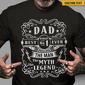 GeckoCustom Worlds No1 Dad Back Family Shirt N304 HN590